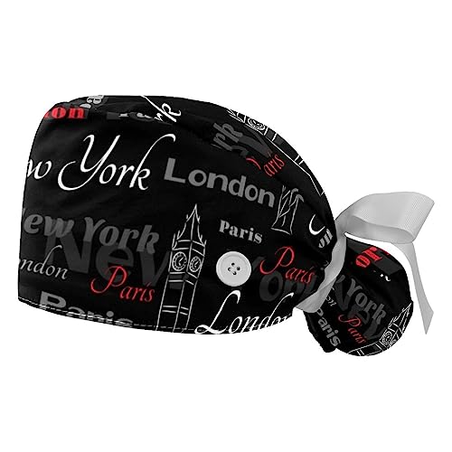 Bonnet bouffant ajustable VERED pour femme et homme avec bandeau