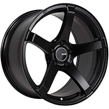 Enkei 476-885-8045BK KOJIN Tuning Wheel 18x8.5 +45 5x100 Black Paint