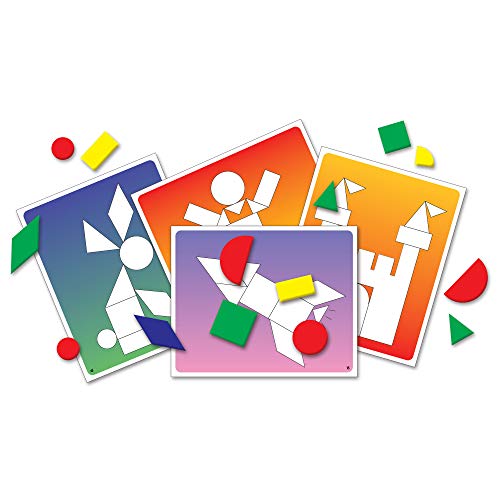The Learning Journey Match It! - Shape Shuffle - Preschool Toys & Gifts for Boys & Girls Ages 3 and Up - Award Winning Puzzle, Multicolor, 8.3