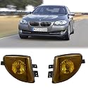 WISGOL Nebelscheinwerfer Kompatibel mit BMW 5er F10 F11 01/2009-06/2013, für Standard Stoßstange, für Fahrzeuge mit Standheizung, 63177216888 63177216887, 1 Paar, (Gelbe Linse)