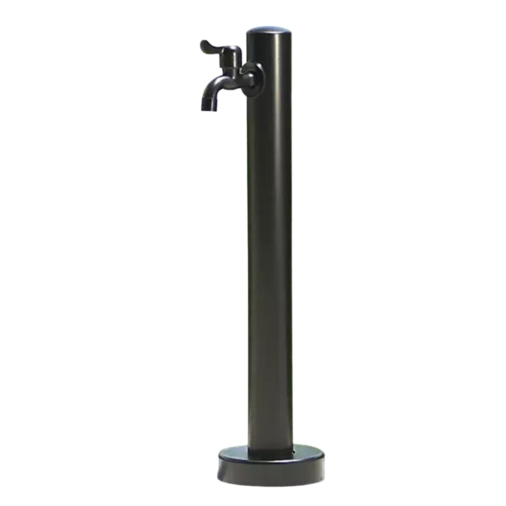 Colonna d'acqua da giardino di alta qualità, antigelo, 60 cm, rotonda, in acciaio, per esterni, per giardini, patii e cortili