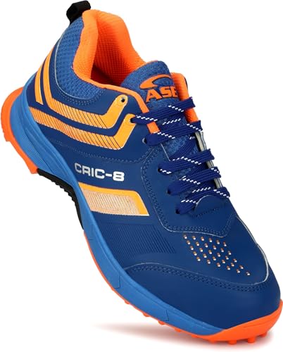 Image of ASE Cricket Shoes for Men | Rubber Phylon Sole | Lightweight & Durable Cricket Studs for All Surfaces