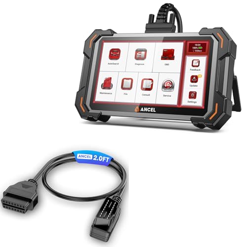 ANCEL OBD2 Scanner DS500 Elite Bidirectional Scan Tool,ANCEL OBD2 Scanner Extension Cable 2ft/0.6m - Detailed View