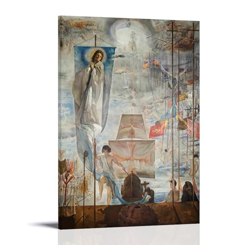 Poster Christophe Colomb par Dalí pour déco de chambre à coucher