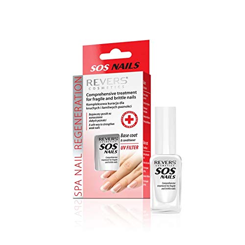 REVERS SOS NAILS UÑAS MÁS FUERTES | RESISTENTE A DAÑOS | TRATAMIENTO INTEGRAL PARA UÑAS FRÁGILES Y QUEBRADIZAS | ACONDICIONADOR DE UÑAS FORTALECIENTE 10ML