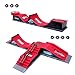 Finger Skateboards, MOMSIV Mini Finger Toy Skateboard Park Ramp Kit Fingerboard Half Pipe Ultimate Parks Training Props Accessories for Kids Adult (Style E)