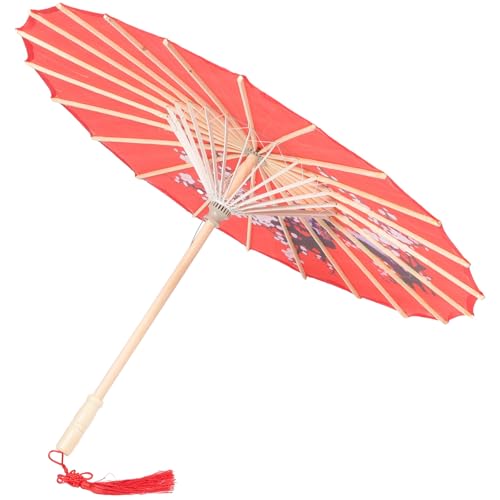 Paraguas retro de seda EXCEART decorativo para fiesta tematica al aire libre