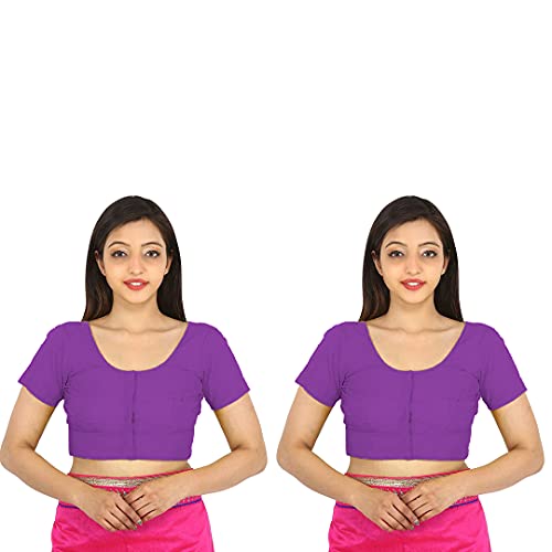 Image of Namita Women's Rubia Cotton Solid Half Sleeve Blouse