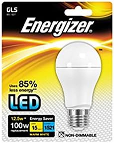 Energizer LED GLS Modern Energy Saving Lightbulb (1521 Lumen) Warm White, E27, 12.5 W