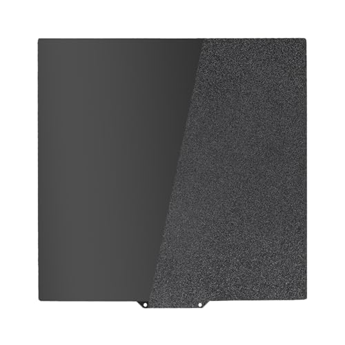 Nssnlur PEI Druckplatte 230x230 mm, Glatt & Texturiert PEI Spring Steel Druckbett PEI Build Plate für Anycubic Kobra 2/Kobra 2 Pro/Kobra 2 Neo 3D Drucker Plattformen
