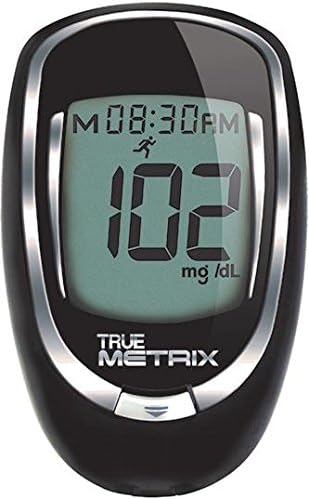 OWell TrueMetrix Blood Glucose Testing Kit. Includes: Meter, 10 Test Strips, 10 Lancets, Adjustable Lancing Device, Control Solution, Owners Log Book & Manual