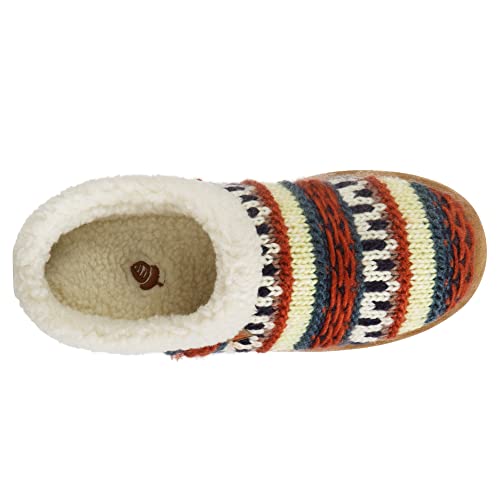 Image of Acorn Womens Slipper with Berber Lining, Suede Siding and Durable Non-Slip Indoor /Outdoor Sole