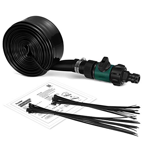 TOYANDONA Irrigador de trampolim de 12 m, irrigador de parque aquático de trampolim ao ar livre, pul