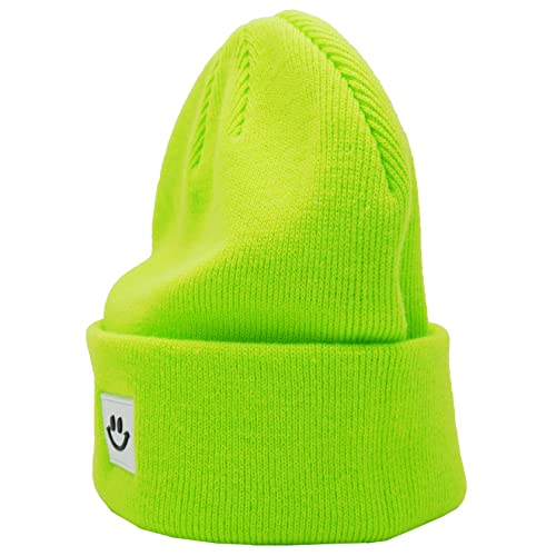 Image of 55cube Unisex Winter Beanie Hats Warm Thick Knit Cuffed Skullcaps