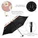 Sletend Durable Umbrella Anti-UV Fashion Print Umbrella White Daisy Compact Travel Umbrella Waterproof Umbrella Anti-UV Protection