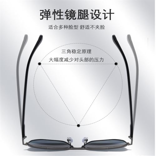 Lunettes de soleil polarisées homme en nylon injecté premium à teinte variable