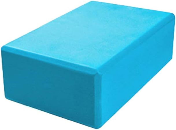 Healifty Yoga Block EVA Foam Brick Soft Non-Slip Surface Provides Stability and Balance for Yoga Exercise Pilates Meditation Blue