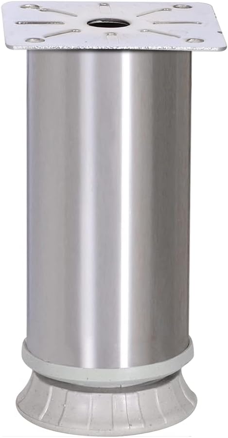 Badem10 10 ADET Ayarlanabilir Mobilya Masa Puf Sehpa TV Ünitesi Ayağı Metal Ayak 10 cm
