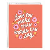 Hallmark Good Mail Mother's Day Card (Heart Hands) for Birthdays, Love, Valentine's Day, Thinking of You
