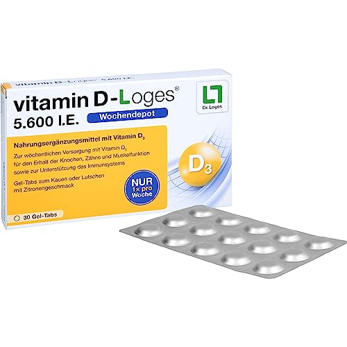 Vitamin D3 Kautabletten von Dr. Loges – 30 Stück