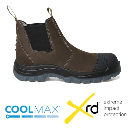 Image of Men's Slip On Soft /Composite Toe Slip Resistant Waterproof Puncture-proof Work Boots