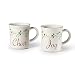 Pfaltzgraff Winterberry Sentiments Mugs, 12-Ounce, Set of 2