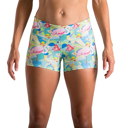 Image of Tough Mode Womens 3 inch Workout Volleyball Crossfit Running WOD Athletic Shorts