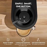 Nespresso Vertuo Pop+ Coffee Machine with Milk Frother, Liquorice Black — image 2