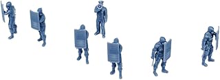 Outland Models Scenery Riot Police Figure Set 1:64 S Scale