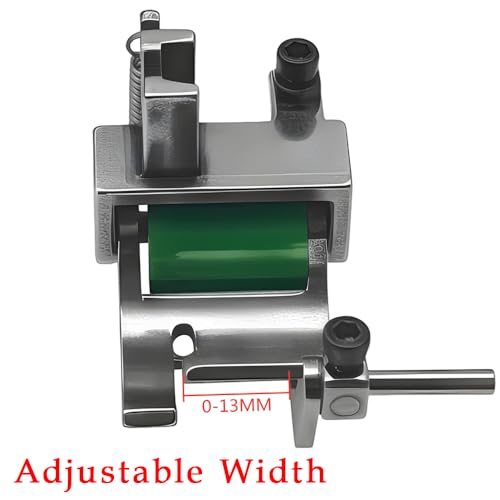 Pie prensatelas con rodillo ajustable 0-13mm para máquina industrial miniatura 3