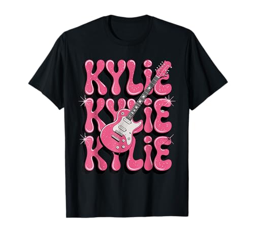 Divertido Nombre Personalizado Kylie Vintage Kylie Groovy Meme Camiseta