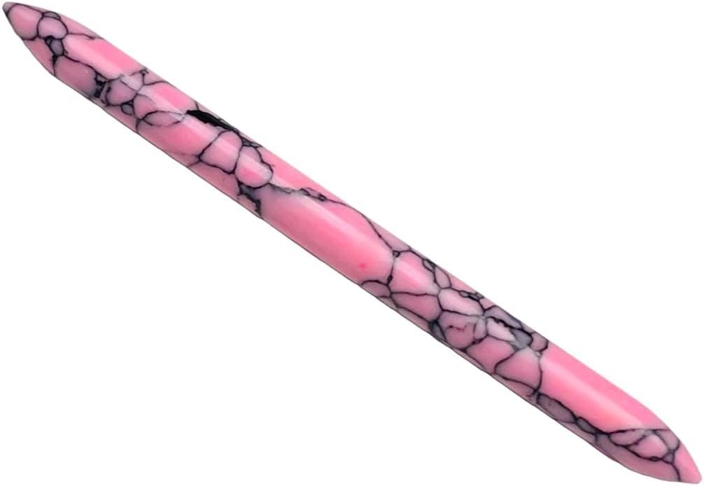 Pink Turquoise Crystal Tribal Septum Jewelry, Size 14g to 1/2"