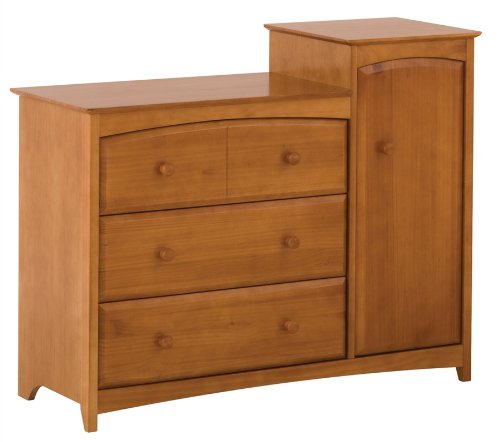 Storkcraft Beatrice Combo Tower Chest, Cognac