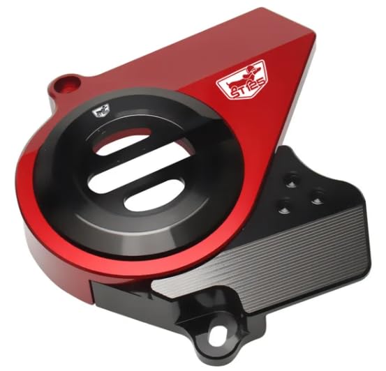 スプロケットカバー レッド/Sprocket Cover Red CP09A Amazon | Aleyar ホンダ ダックス ST125 JB04 DAX125 CNC Front