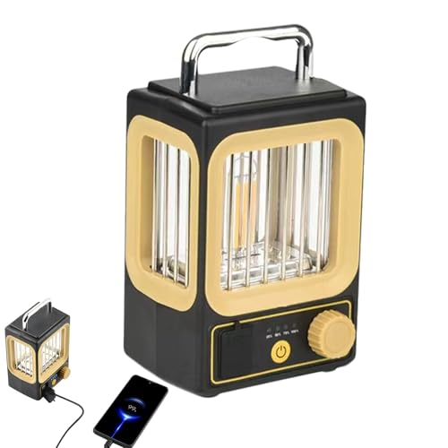 Lanterne da giardino – Dispositivo di illuminazione per esterni compatto, ricarica USB, torcia LED | Torcia da campeggio wireless resistente alle intemperie, lampada da tavolo per decorazione