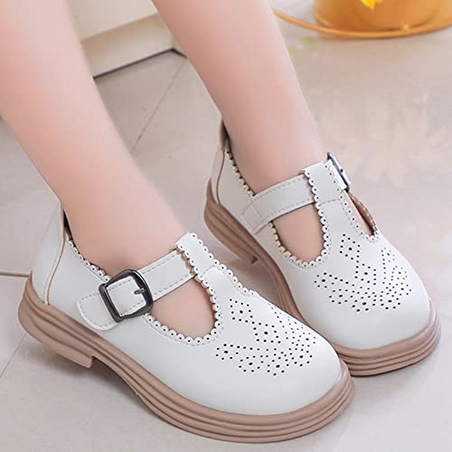 IWIHMIV Girl Mary Jane Shoes Flat Dress Shoes for Little Kid/Big Kid Comfortable Mary Jane Shoes Flat Dress Shoes2
