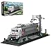 Produktbild Reobrix Lokomotiv Bausatz mit Gleisbasis, Frankreich BR15000 Elektrozug Baustein Modellbausatz für Erwachsene und Kinder, 66803 Klassisches Eisenbahnfahrzeug, Heimbüro Dekor, Geschenke (2053 Stück)