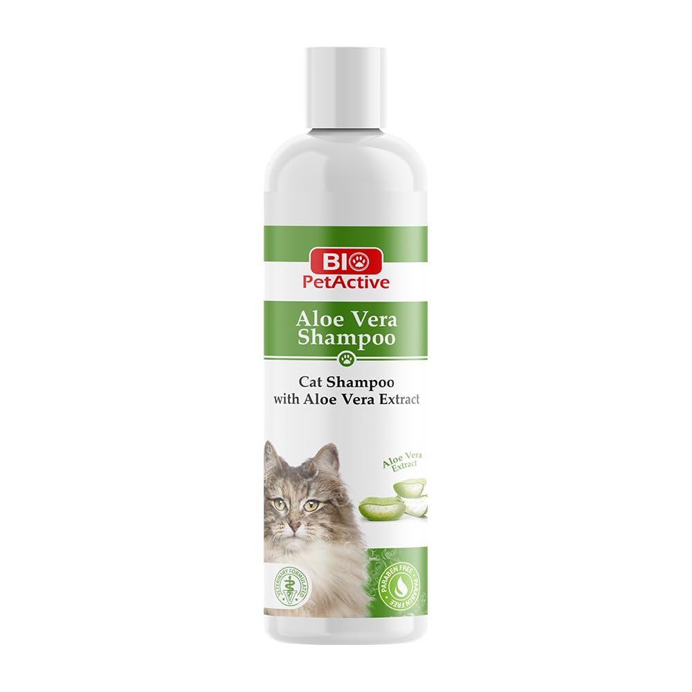 Bio PetActive Aloe Vera Cat Shampoo with The Goodness of Aloe Vera Extract Helps to Maintain Skin Condition & Nourishment (size-250ml) (B0D1MZYKVT) Amazon Price History, Amazon Price Tracker