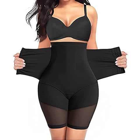 MERYOSZ Butt Lifter Shapewear for Women Tummy Control Panties High Waist Trainer Thigh Slimmer Shorts Body Shaper Underwear, Black, XXL Cover