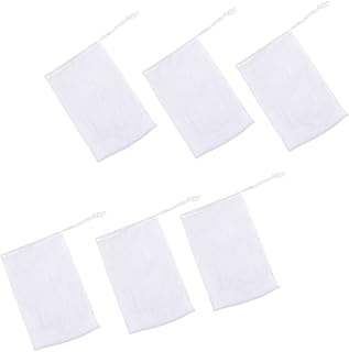 STOBAZA 20 Pçs Rede De Espuma Saco De Malha De Sabão Artesanal Redes De Espuma De Limpeza Redes De Espuma De Banho Redes De Espuma De Chuveiro Tomar Banho Rede De Bolha Branca Rede De