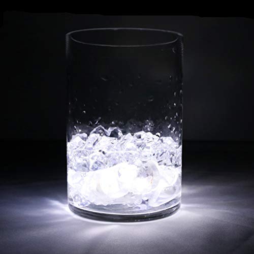 Lacgo Led Flashing Bumpy Rings, Novelty Party Favor Cold White Leds Jelly Ring Soft Rubber Clear Ring White Led Flashing Jelly Bumpy Rings For Home Party Night, One Size Fits All(Pack Of 12) #TOP2