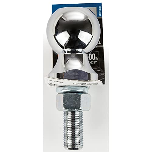 Reese Towpower 7029000 Trailer Hitch Ball, 2 in. Diameter, 3,500 lbs. Capacity, 3/4 in. Shank Dia, 2-3/8 in. Shank Length, Chrome - Thumbnail 7