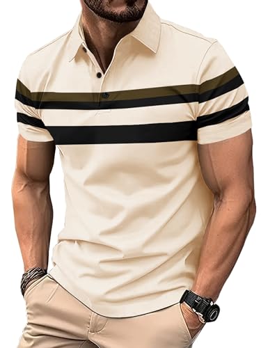Image of Noble Monk Men's Regular Fit Polo Neck T-Shirt | Half Sleeve | Casual T-Shirt