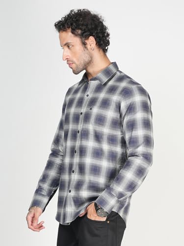 Image of Allen Cooper Checks Shirts for Men - 100% Cotton Comfort Fit Casual and Formal Shirt - Breathable, Soft, Classic Style (Multiple Colors)