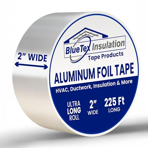 Ruban de papier d'aluminium pour réparer les fuites d'air des conduits CVC et pare-vapeur