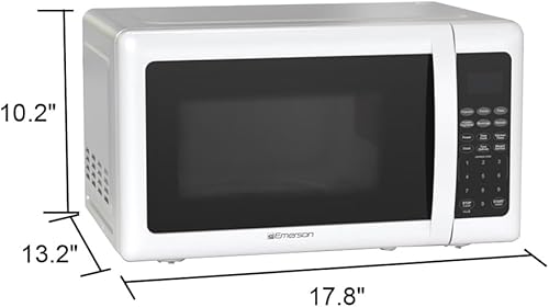 Miniatura 6 de Emerson MW7302W, 0.7 pies cúbicos. 700 vatios, control táctil, horno microondas blanco