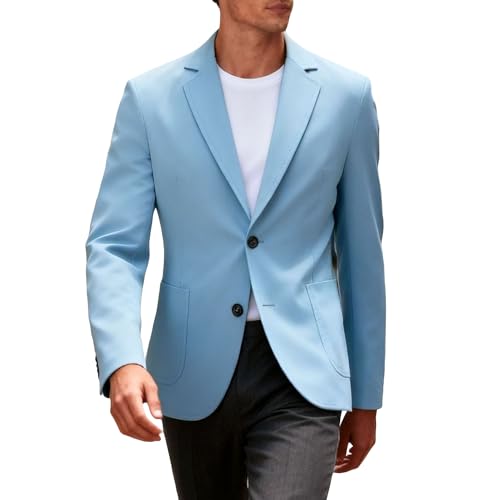 Robe décontractée pour homme avec col à revers élégant et fermeture chic à deux boutons