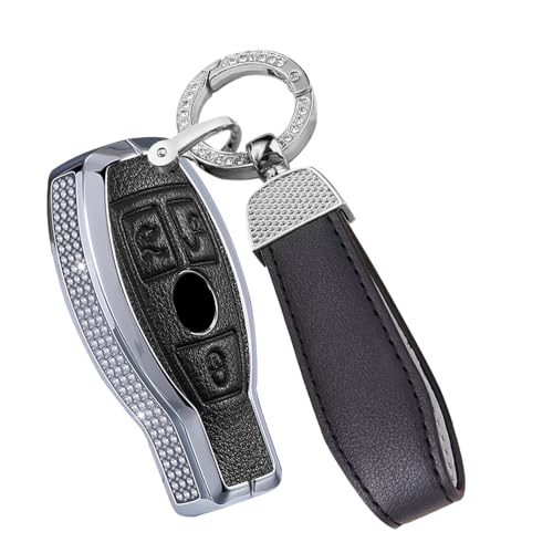 [SANRILY] Benz��p �L�[�P�[�X �L�[�J�o�[ �����Z�f�X �L�[�z���_�[ �x���c A C E G �N���X AMG CLS SLC GLE���ɓK�p �ԗp ��G������ �L�[�ی� ���� �X�}�[�g�L�[�P�[�X 3�� �u���b�N