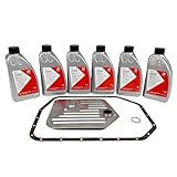 Auto Transmission Service Kit with 6L ATF + Filter + Gasket for Jaguar XJ8 XK8 (1997-2002)