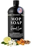 Luxury Mop Soap – Highly Scented Floor Cleaner, Concentrated Formula, No Streaks, Residue or White...